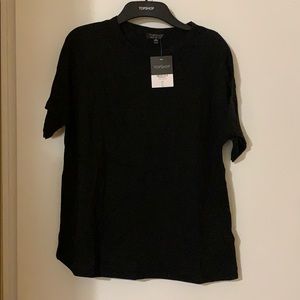 Brand New Topshop Black Tee